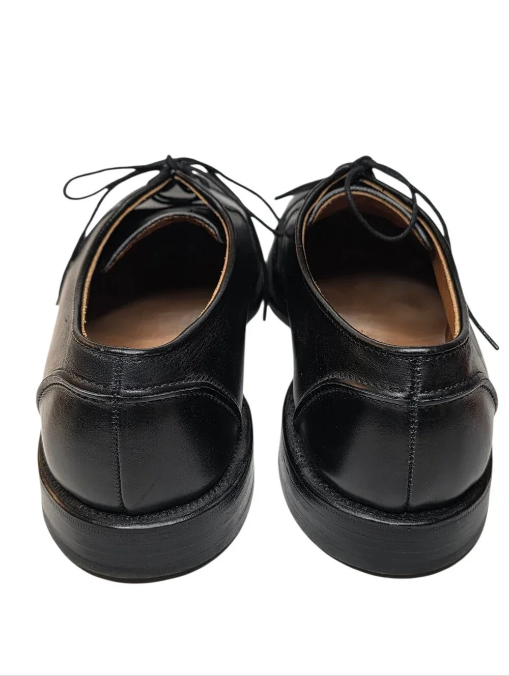 Allen Edmonds Classic Hancock Black Leather Split Toe Derby Mens Shoes Size 11.5